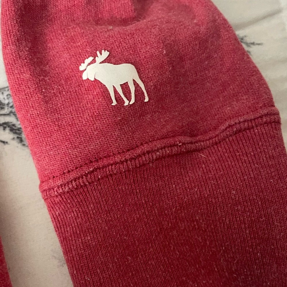 Abercrombie & Fitch Red Cowl Neck Sweater - Picture 4 of 5